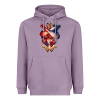 Lavender wonder woman movie arms crossed t shirt Heavyweight Hoodie - InspiraDesign
