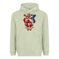 Matcha wonder woman movie arms crossed t shirt Heavyweight Hoodie - InspiraDesign