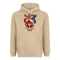 Mushroom wonder woman movie arms crossed t shirt Heavyweight Hoodie - InspiraDesign