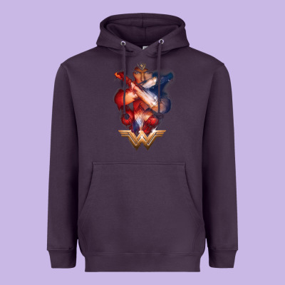 Wonder Woman Movie Arms Crossed T Shirt Heavyweight Hoodie Designed By Inspiradesign