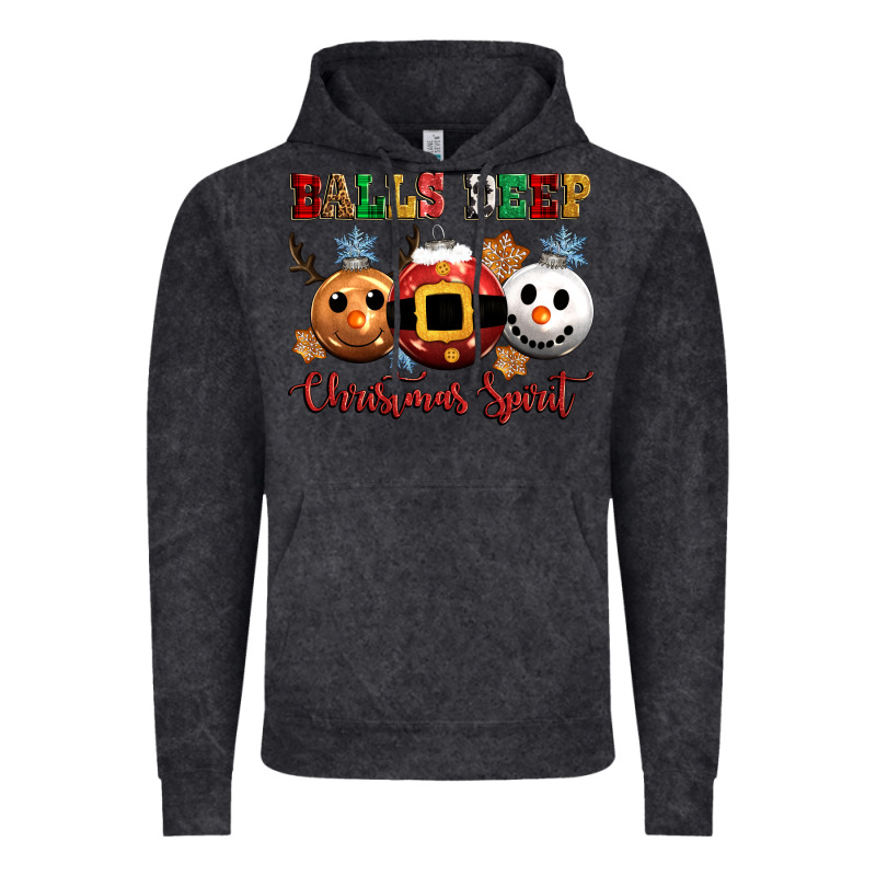 Balls Deep Christmas Spirit Vintage Hoodie by CowGirlArtShop | Teevron