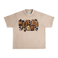 French Oak melanin with leopard Urban Heavy Tee - CowGirlArtShop