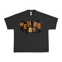 Pigment Black melanin with leopard Urban Heavy Tee - CowGirlArtShop