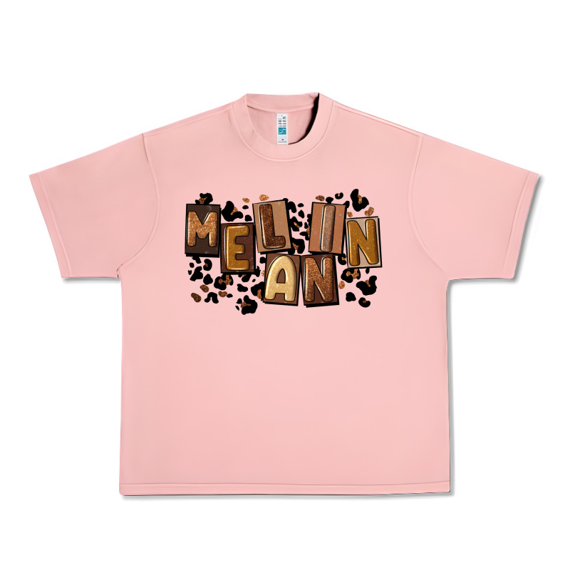 Melanin With Leopard Urban Heavy Tee by CowGirlArtShop | Teevron