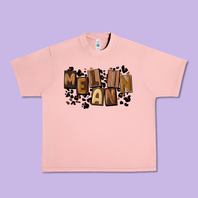 Melanin With Leopard Urban Heavy Tee Designed By Cowgirlartshop