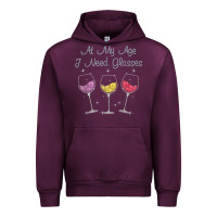 At My Age I Need Glasses Urban Hoodie | Teevron