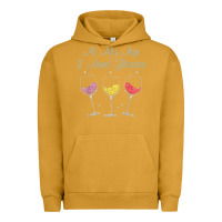 Pigment Peanut Butter At My Age I need Glasses Urban Hoodie - DesignPulse