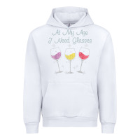 White At My Age I need Glasses Urban Hoodie - DesignPulse