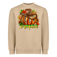 Mushroom Hello Pumpkin Heavyweight Sweatshirt - CowhideDigitalArt