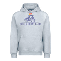 Heather Grey diddly farm for men and women Urban Hoodie - DesignPulse