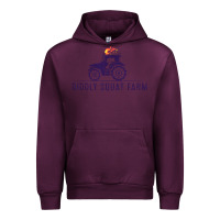 Mauve Wine diddly farm for men and women Urban Hoodie - DesignPulse