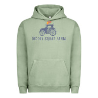 Pigment Oil Green diddly farm for men and women Urban Hoodie - DesignPulse