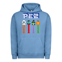Pigment Pebble Blue halloween pez Urban Hoodie - trangStudio