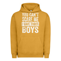 Pigment Peanut Butter You Can't Scare Me I Have Three Boys Funny Sons Mom Dad Gift Urban Hoodie - DesignPulse