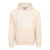 Sandshell You Can't Scare Me I Have Three Boys Funny Sons Mom Dad Gift Urban Hoodie - DesignPulse