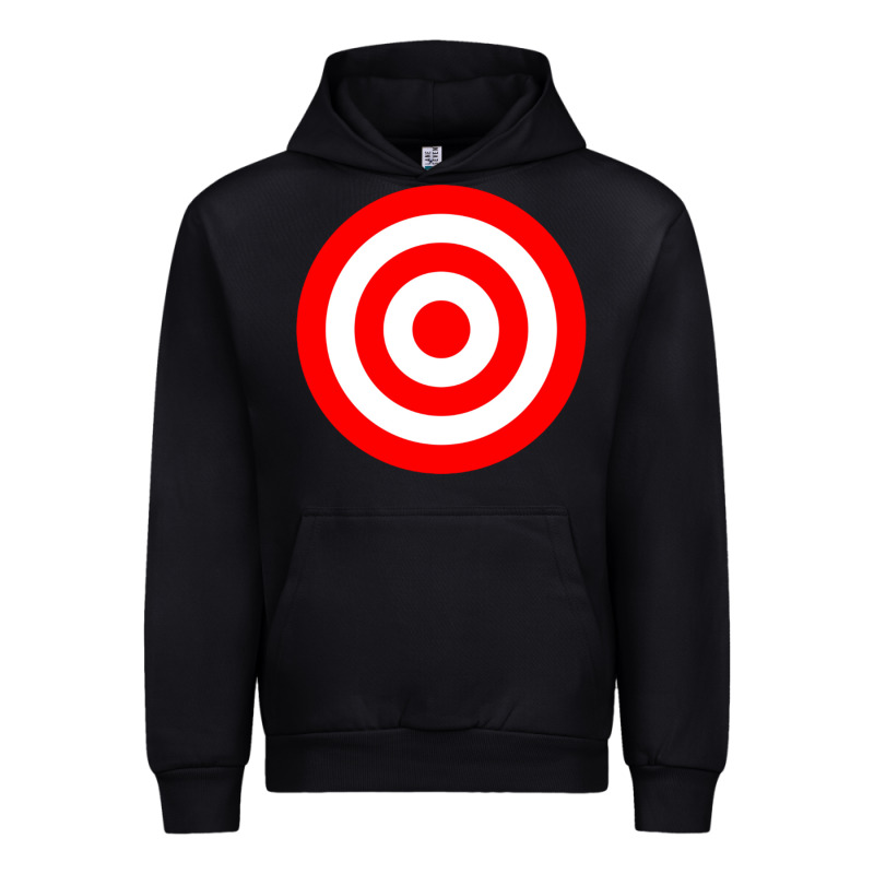 Bullseye Target Red & White Rings Target Urban Hoodie by DesignPulse | Teevron
