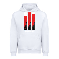 White INTERPOL BAN Urban Hoodie - DesignPulse