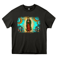 Asphalt gemstone our lady of guadalupe Heavy Core Tee - JahusDesignShop