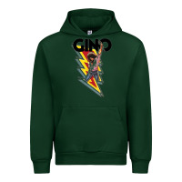 Forest Green Gino time basketball Urban Hoodie - DesignPulse