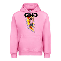 Fuchsia Pink Gino time basketball Urban Hoodie - DesignPulse