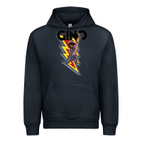 Navy Gino time basketball Urban Hoodie - DesignPulse