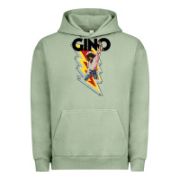 Pigment Oil Green Gino time basketball Urban Hoodie - DesignPulse