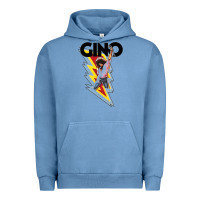 Pigment Pebble Blue Gino time basketball Urban Hoodie - DesignPulse