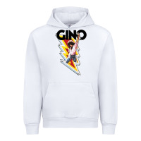 White Gino time basketball Urban Hoodie - DesignPulse