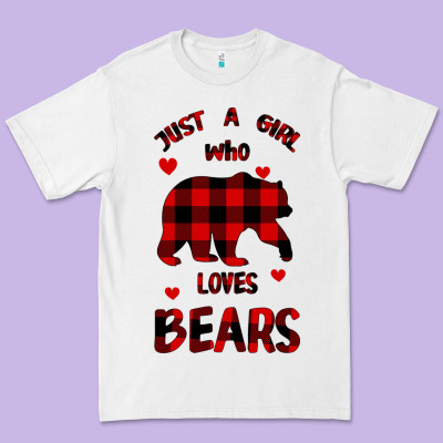 Just A Girl Who Loves Bears Premium Tee Designed By Bettercallsaul