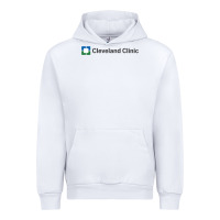 White Cleveland clinic Urban Hoodie - DesignPulse