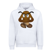 White goomba Urban Hoodie - DesignPulse