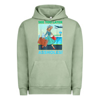 Pigment Oil Green see you later assholes t shirt Urban Hoodie - DesignPulse