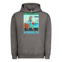 Pigment Tornado see you later assholes t shirt Urban Hoodie - DesignPulse