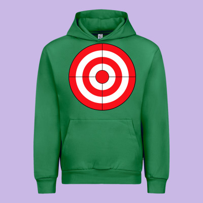 Bulls Eye Target Lazy Diy Halloween Costume Darts Shooting T Shirt Urban Hoodie Designed By Designpulse