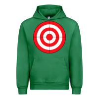 Emerald bulls eye target lazy diy halloween costume darts shooting t shirt Urban Hoodie - DesignPulse