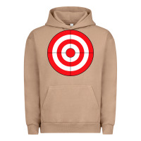 Pigment Burro bulls eye target lazy diy halloween costume darts shooting t shirt Urban Hoodie - DesignPulse