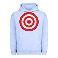 Pigment Grape Ice bulls eye target lazy diy halloween costume darts shooting t shirt Urban Hoodie - DesignPulse