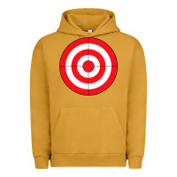 Pigment Peanut Butter bulls eye target lazy diy halloween costume darts shooting t shirt Urban Hoodie - DesignPulse