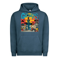 Pigment Midnight Navy growlers Urban Hoodie - DesignPulse