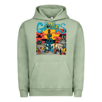 Pigment Oil Green growlers Urban Hoodie - DesignPulse