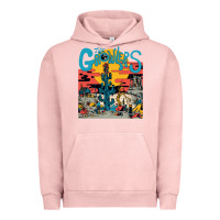 Pigment Salmon growlers Urban Hoodie - DesignPulse