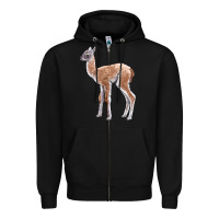 Black Guanaco Llama Baby Zipper Hoodie - LillyAllenDesigns