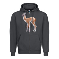 Smoke Guanaco Llama Baby Zipper Hoodie - LillyAllenDesigns