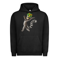 Pigment Black All Hail King Julien Urban Hoodie - DesignPulse