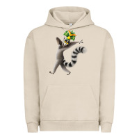 Pigment French Oak All Hail King Julien Urban Hoodie - DesignPulse