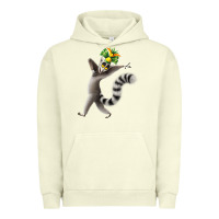Pigment Pistachio All Hail King Julien Urban Hoodie - DesignPulse