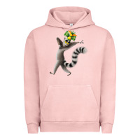 Pigment Salmon All Hail King Julien Urban Hoodie - DesignPulse