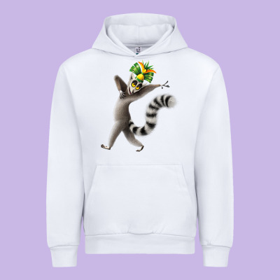 All Hail King Julien Urban Hoodie Designed By Designpulse