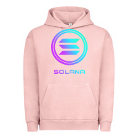Pigment Salmon solana crypto sol coin blockchain decentralized application long sleev Urban Hoodie - DesignPulse