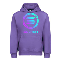 Tulip solana crypto sol coin blockchain decentralized application long sleev Urban Hoodie - DesignPulse